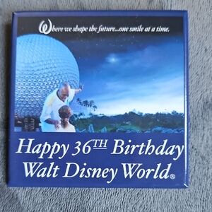 Disney Happy 36th Birthday WDW Button